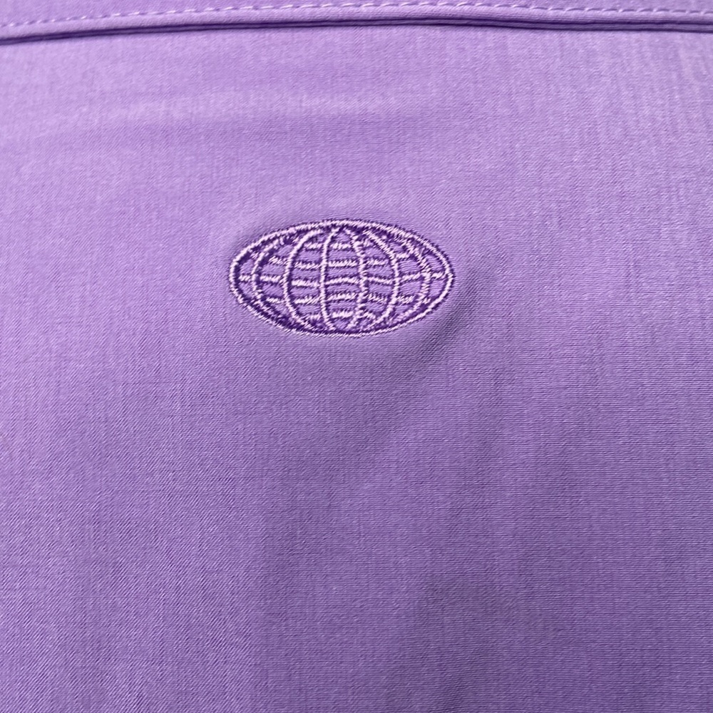 Reel Legends Adventure Long Sleeve Button Front Shirt Purple S - Picture 4 of 6